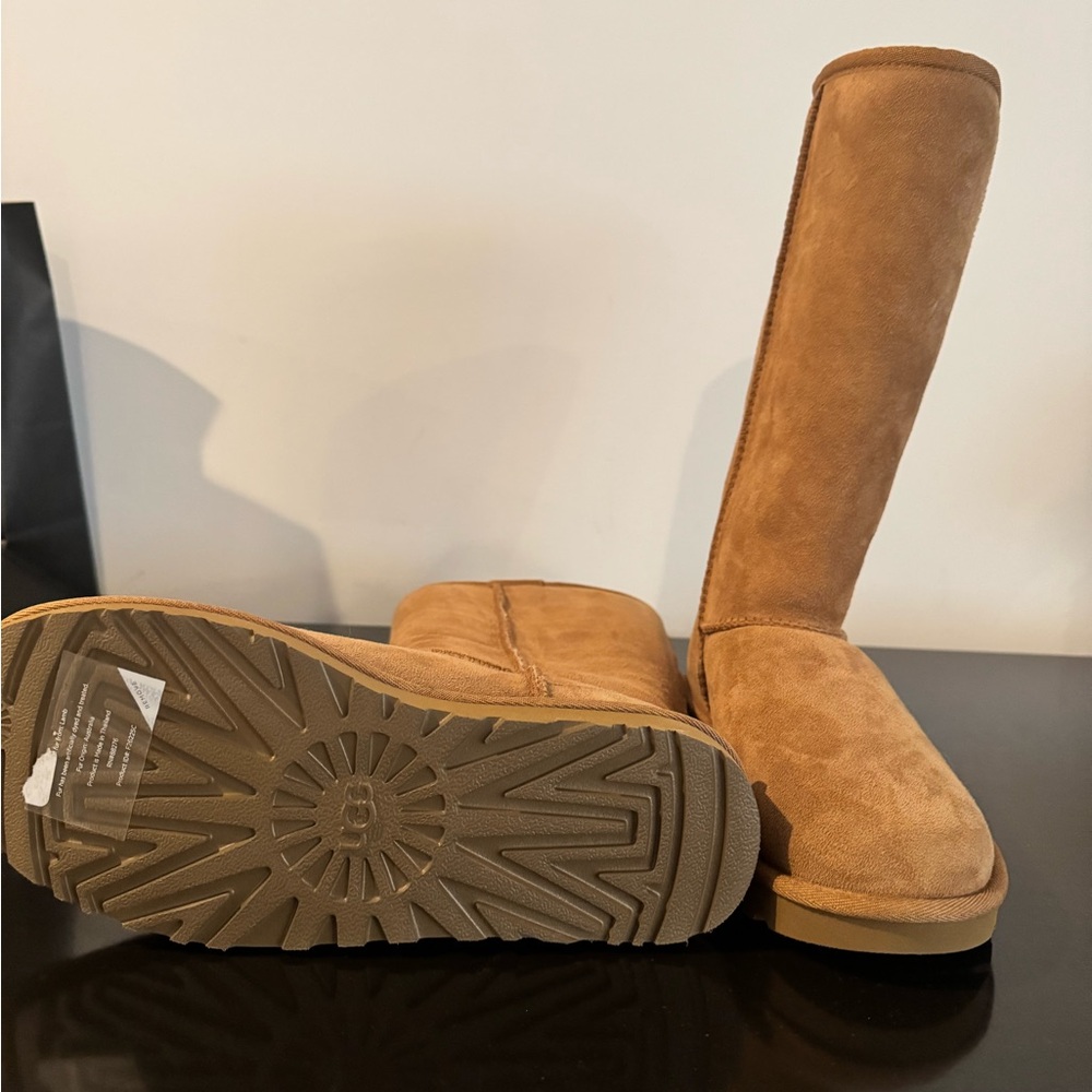 UGG Classic Tall Boots in Tan - Picture 6 of 7